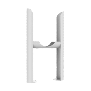 Feet - For 2 Column - White